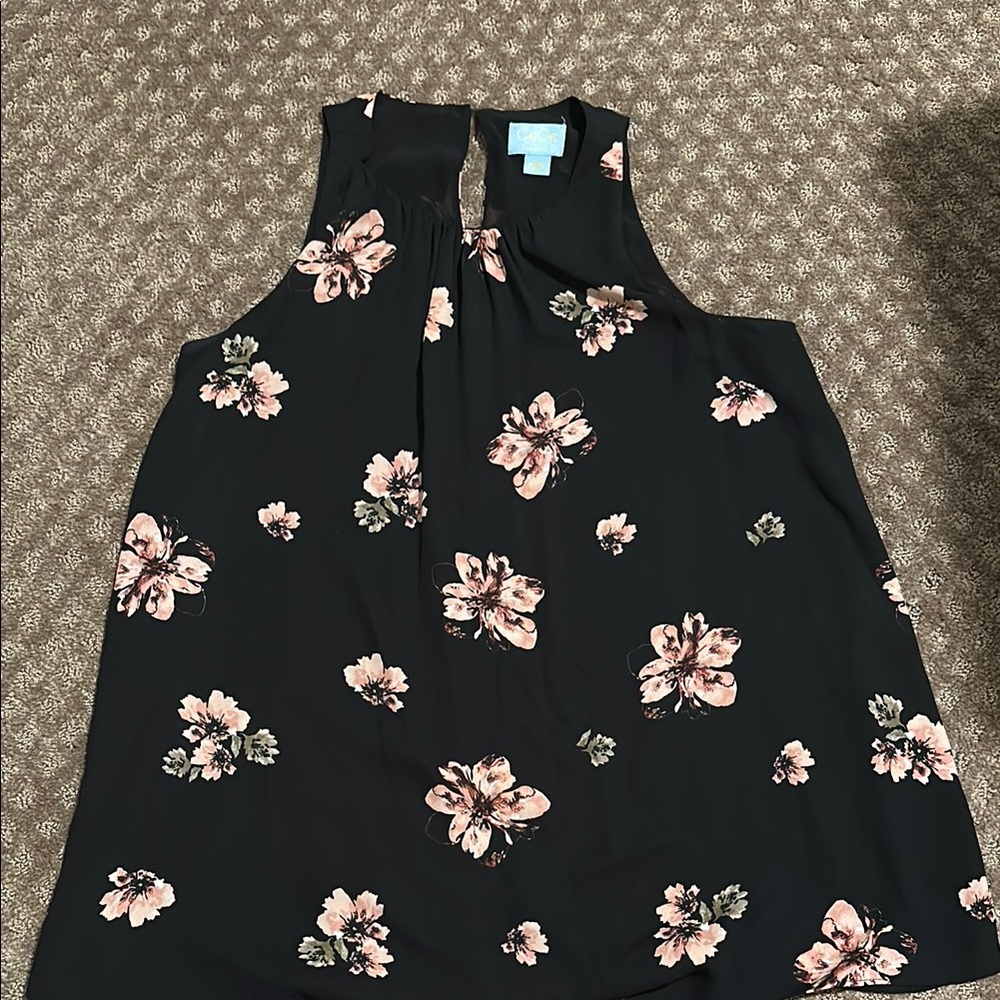 Floral Sleeveless Top